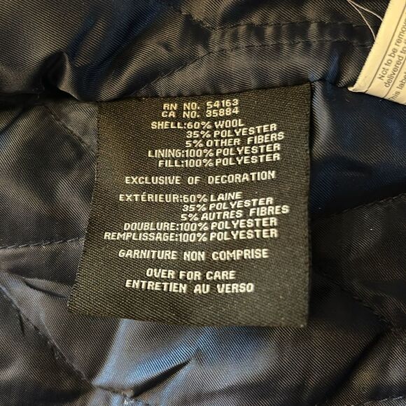 Cole Haan Stand Collar Wool Jacket Medium - Picture 8 of 8